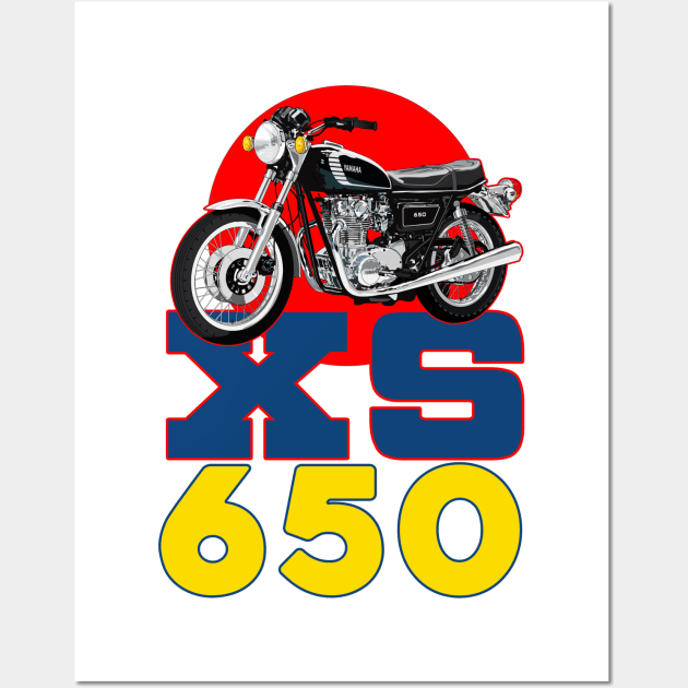 Yamaha XS650 Wall Art by Limey_57